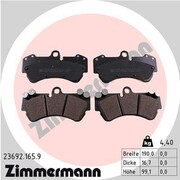 ZIMMERMANN Brake Pad Set, 236921659 236921659
